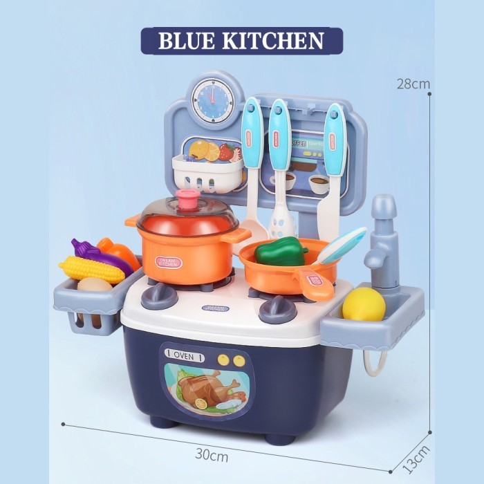 MAINAN MASAK MASAKAN BESAR SET LENGKAP ANAK PEREMPUAN MURAH DAPUR