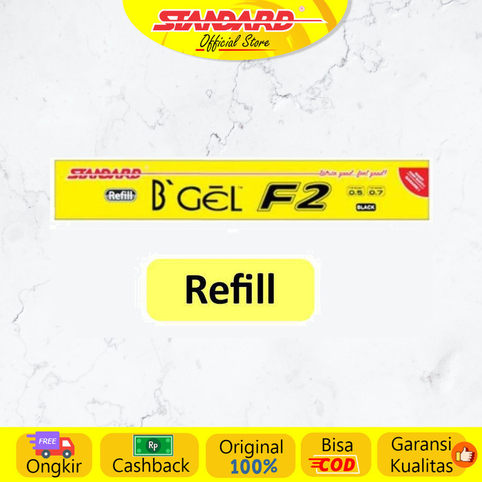 

[COD-XTRA ONGKIR] STANDARD - REFILL PULEPN F2 0.7 / LUSIN ( ISI PULPEN, PENA, BALLPOINT )
