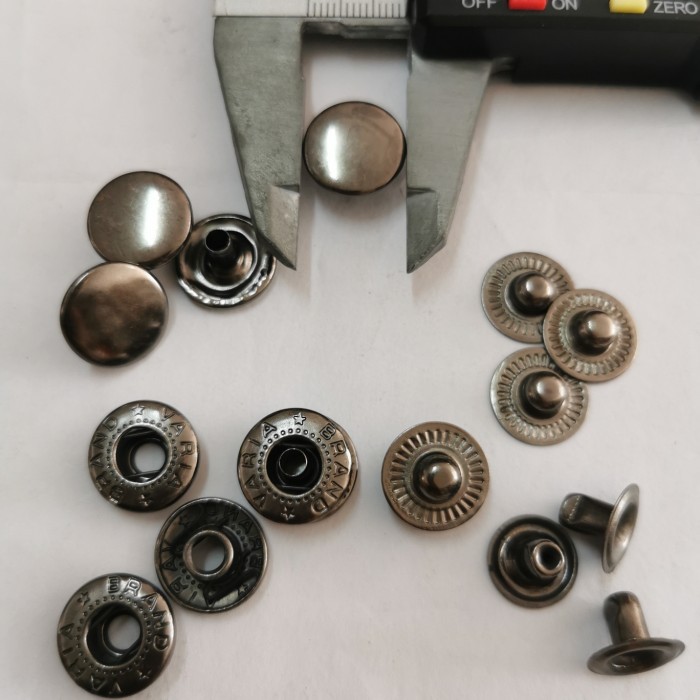 TERBARU kancing snap/kancing cetet besi/7060/5gross