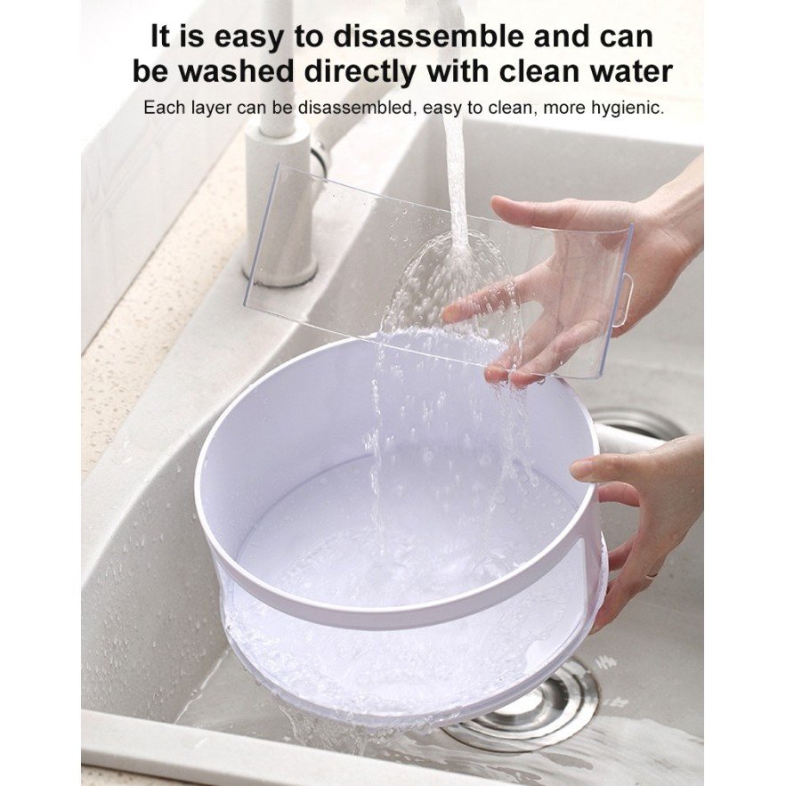 Tudung Saji Rak Tempat Tutup Makanan 5 Susun 5 tingkat layer Piring