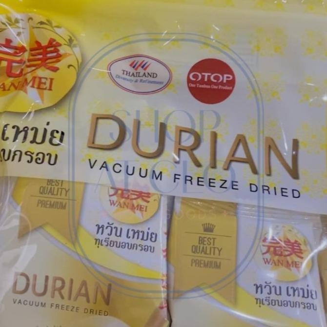 NEW PRODUK DURIAN VACUUM FREEZE DRIED WAN MEI THAILAND 