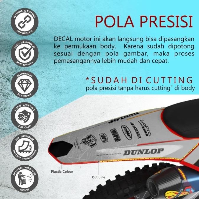 Promo Decal Klx Gordon Full Body Simple G-A16 COD