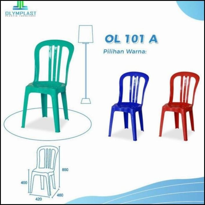 Kursi plastik 101 Kursi Makan Kursi Teras Kursi 101 Olymplast Kursi Kondangan