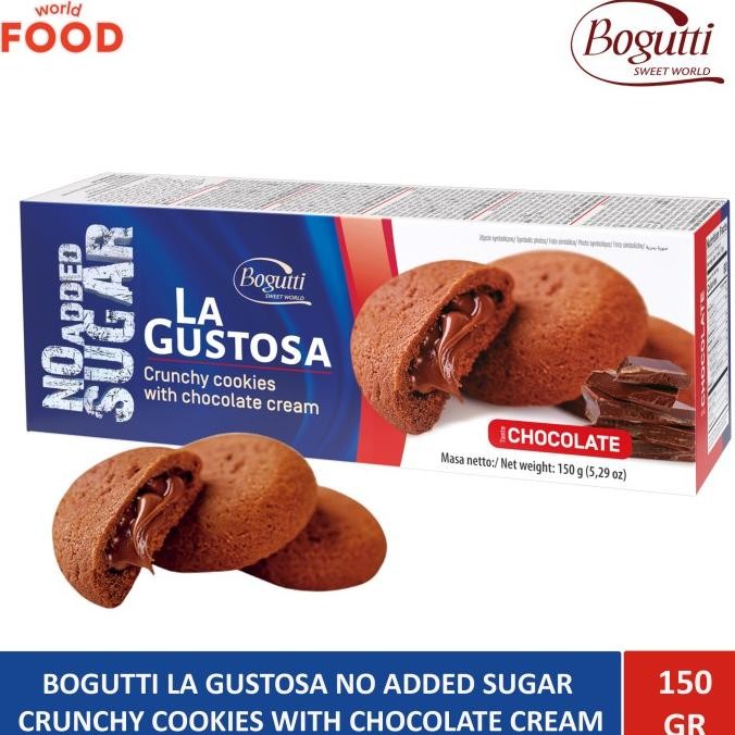 

BIG SALE BOGUTTI LA GUSTOSA NO ADDED SUGAR CRUNCHY COOKIES WITH CHOCOLATE CREAM !!!!!
