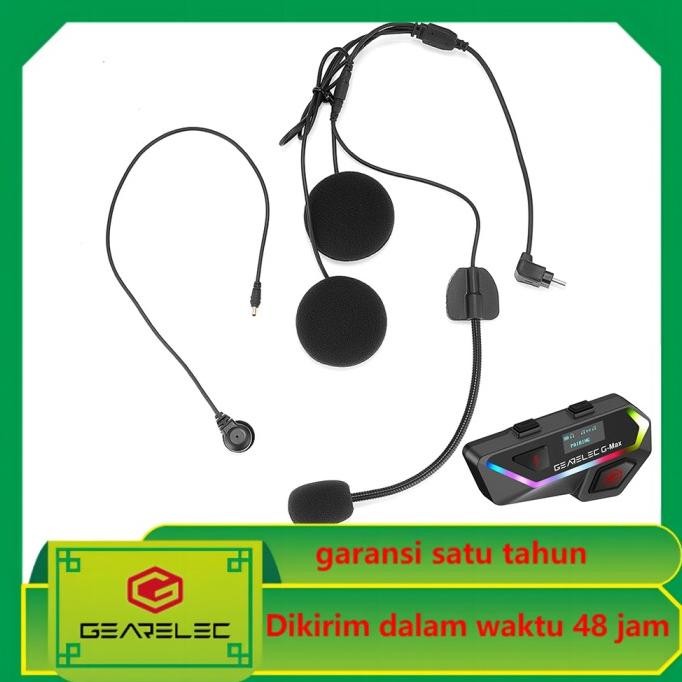 Untuk G-Max Motor Helm Bluetooth Headset Pengganti Speaker Mic Set Berkualitas