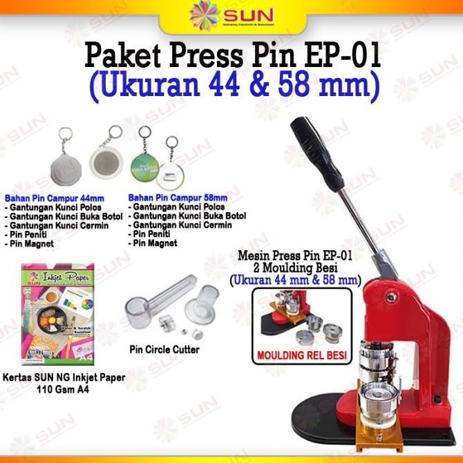 

PAKET ALAT PRESS PIN BROS PENITI GANTUNGAN KUNCI 2 MOULDING 44 & 58 ORIGINAL DAN TERPERCAYA