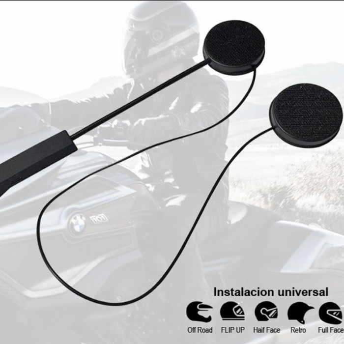 VNET Headset Bluetooth Helm Intercom Motor Wireless Handsfree Mic
