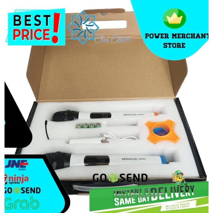 KENWOOD KW-W10 Professional Wireless Microphone Terlaris