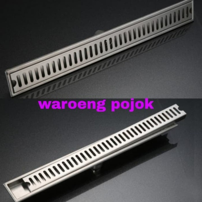 TERBARU FLOOR DRAIN PANJANG 60CM/SARINGAN GOT STAINLESS