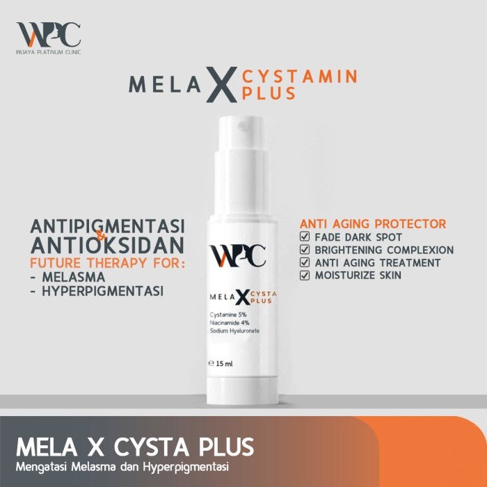 WPC Mela X Cystiamin Plus - Mengatasi Melasma & Hyperpigmentasi