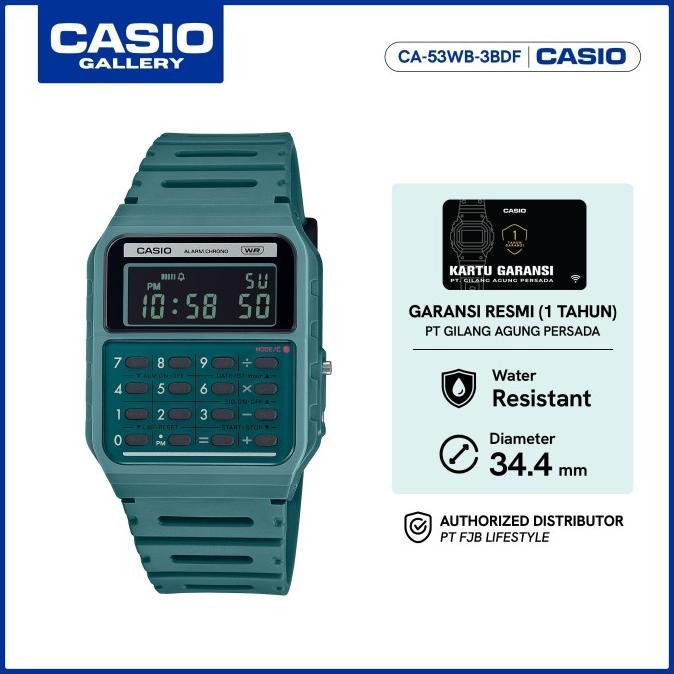

Casio Jam Tangan Kalkulator Unisex CA-53WB-3BDF Digital