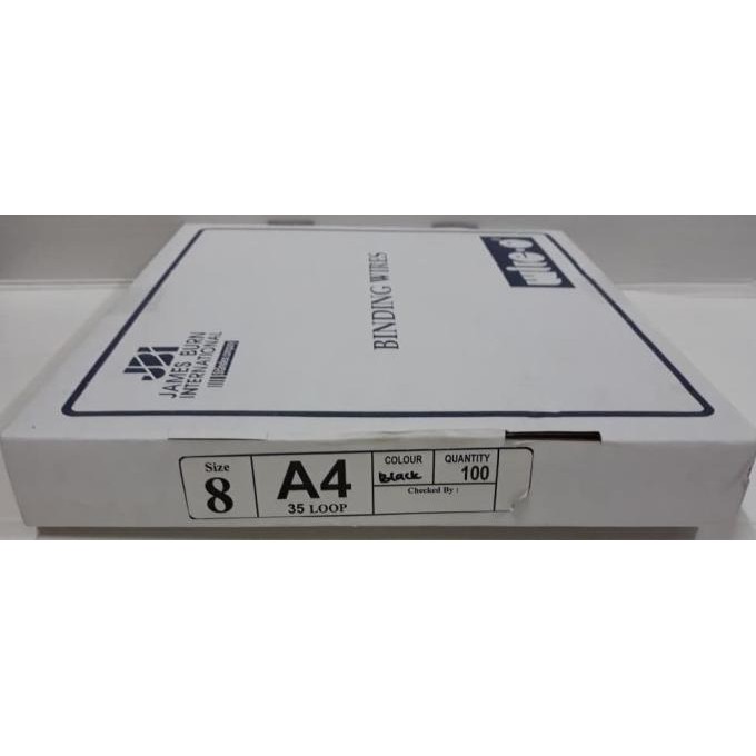 

Promo Spiral Kawat A4 3:1 No. 8 (1/2") JBI - Hitam (Box Isi 100 Batang) COD