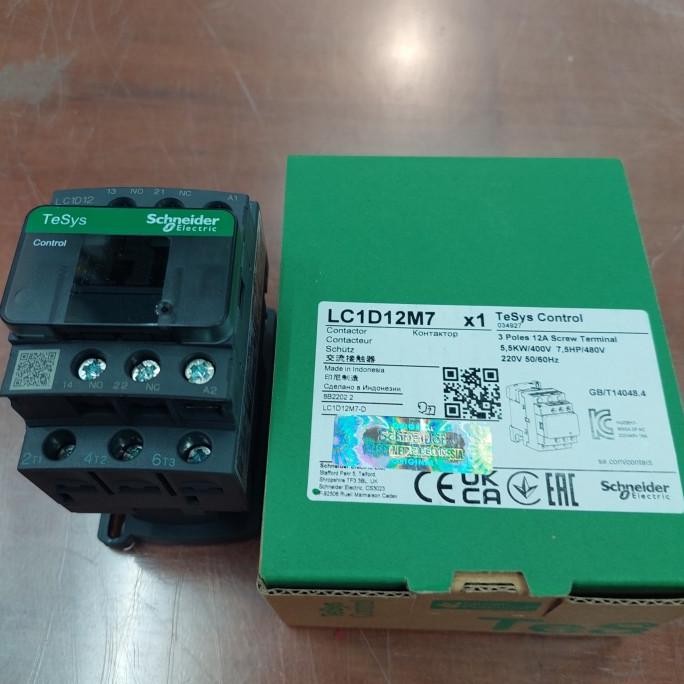 Kontaktor LC1D12 / Contactor LC1D12 Koil AC Schneider