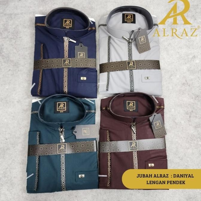 Gamis oblong | Jubah Alraz lengan pendek - al raz Daniyal Terlaris