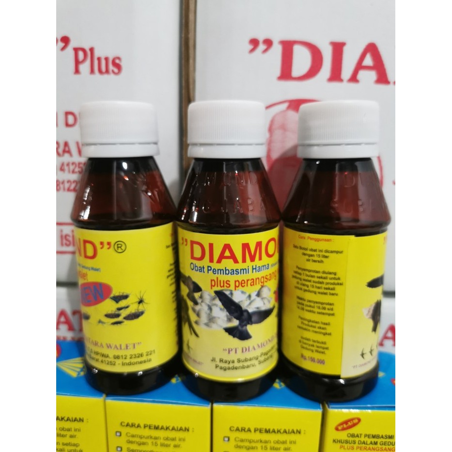Obat Diamond plus Prangsang walet - obat hama walet Diamond plus