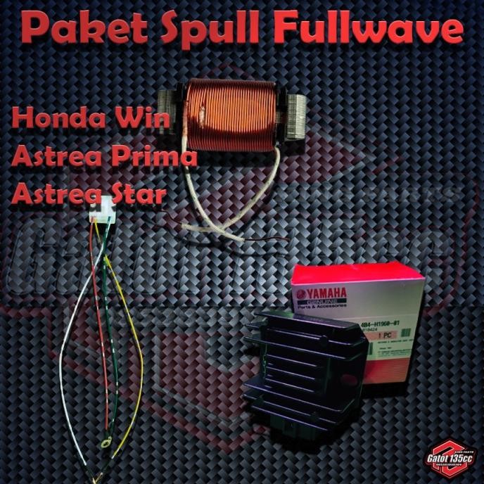 Paket spul lampu honda win fullwave pengisian 12v set kiprok Nmax ORI