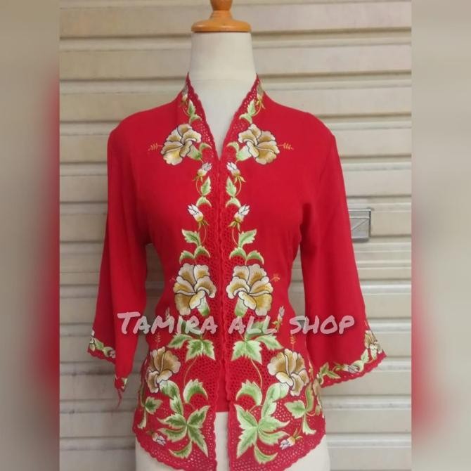 || PROMO BUSANA WANITA ~`~ Atasan kebaya Encim premium Bahan katun rubiah//Kebaya encim ||~~~