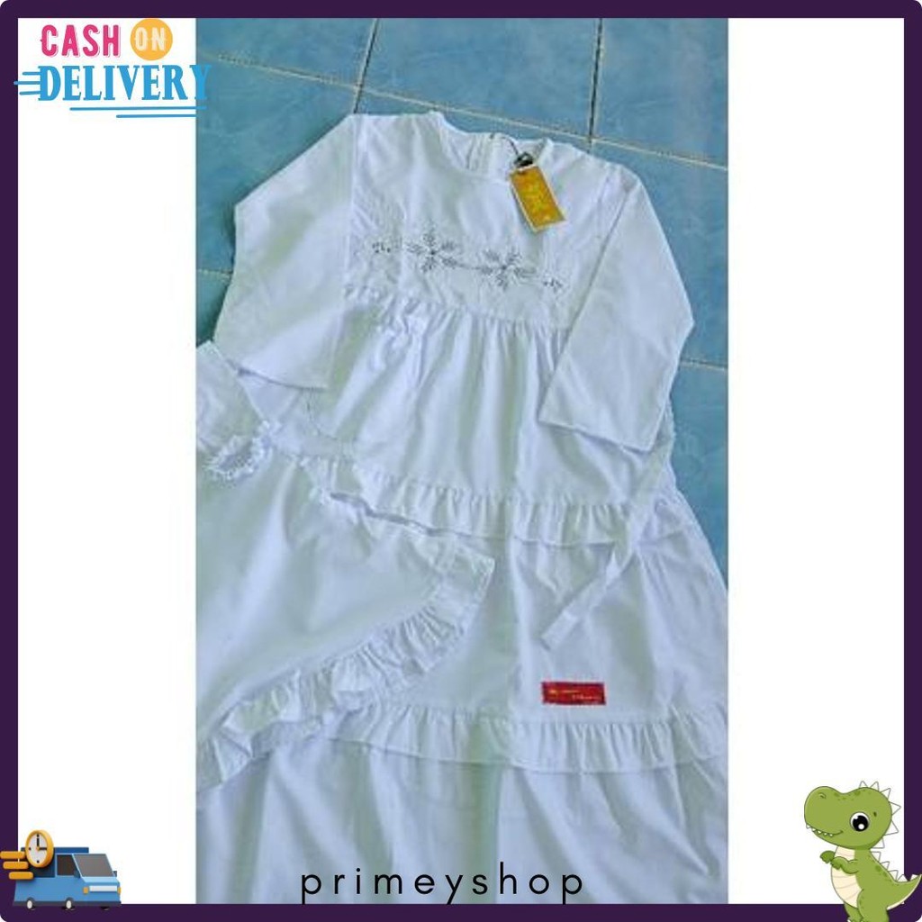 Gamis Anak Perempuan Putih | Gamis Manasik | Baju Sekolah Anak Perempuan Terlaris Produk Ini Banyak 