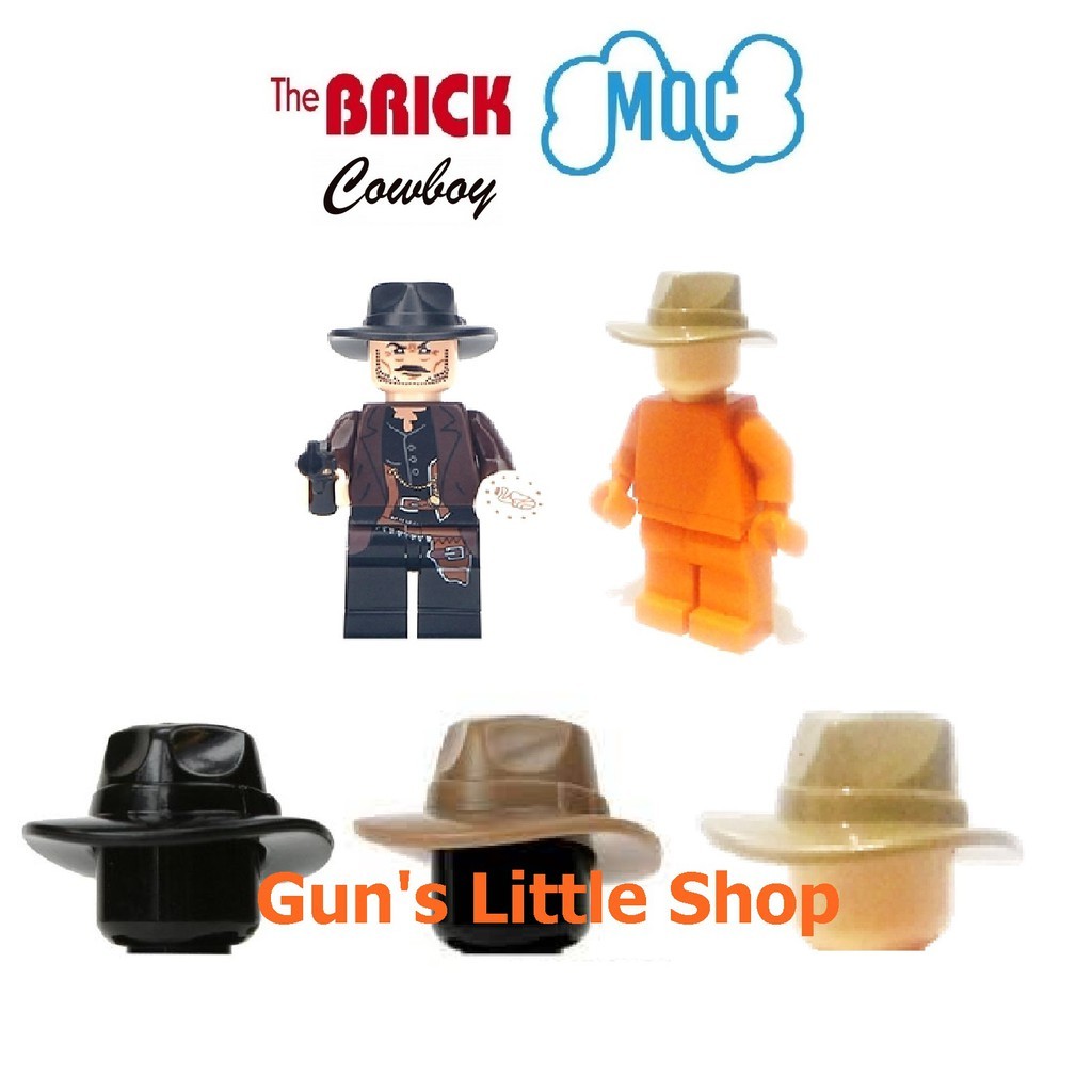 Mini Action Figure - Accessories Headgear Cowboy Hat topi koboi loose