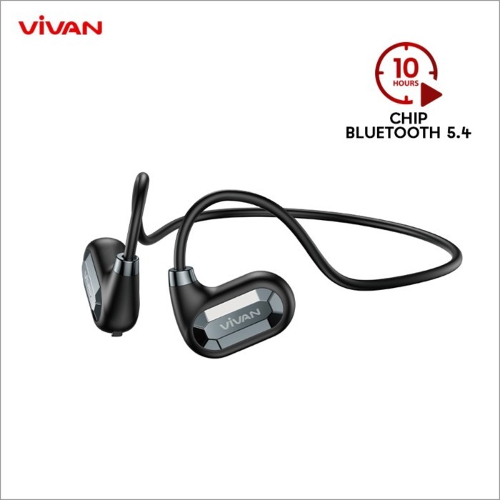 Vivan Sport S Open Ear OWS Tws Olahraga Bluetooth 5.4 Dual Enc Headset PowerFull Bass Berkualitas