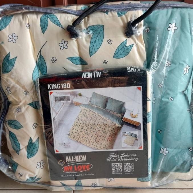 Murah Bed Cover Set Mylove Bedcover My Love Uk 180X200 T30 King No.1 - Baru