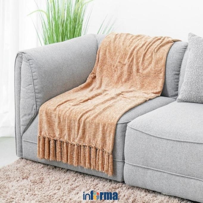 Sale Informa - Informa 130X150 Cm Throw Caitlyn Selimut - Cokelat