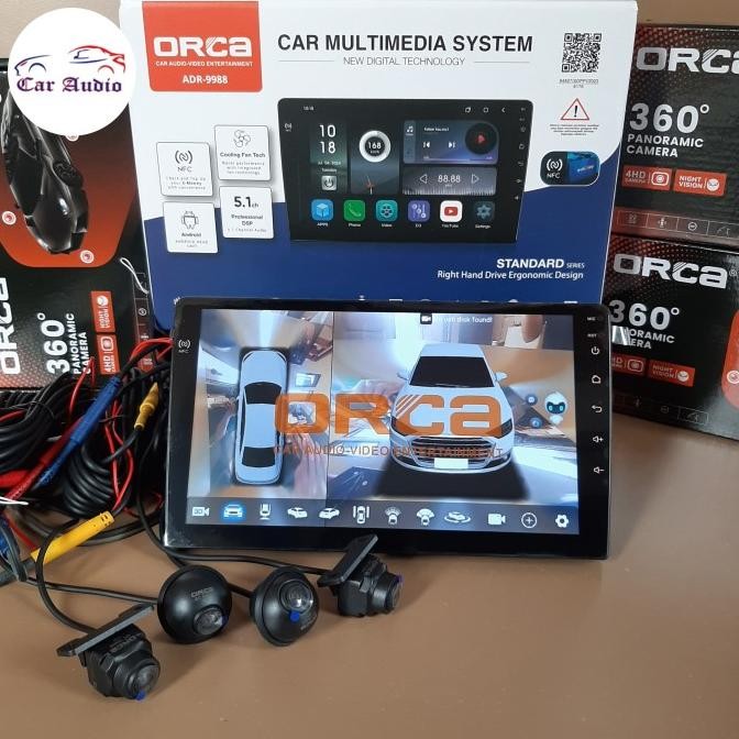 Head Unit Android ORCA 9 inch / 10 inch ORCA RAM 4 GB / 128 GB
