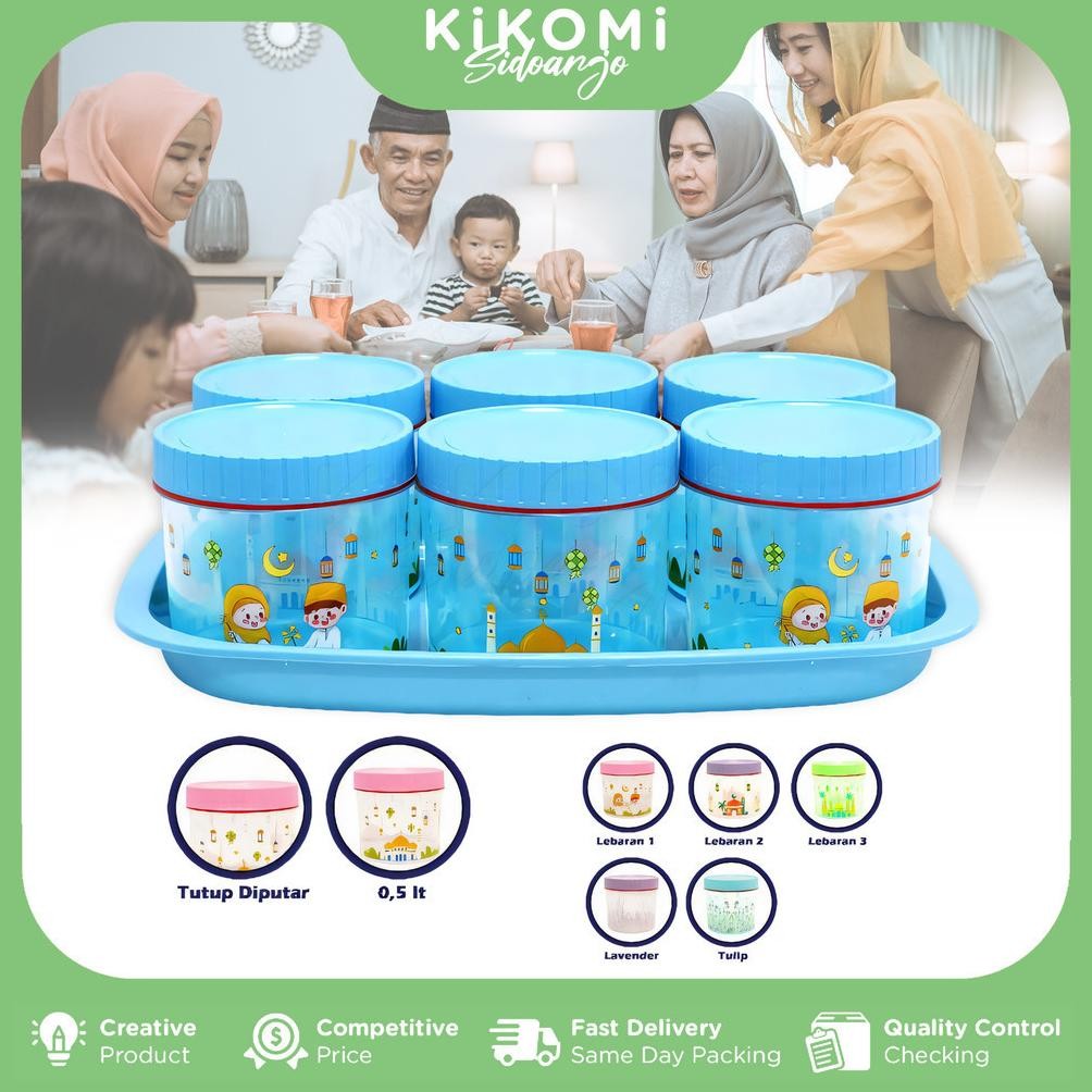 Termurah Nato Toples Nampan Set 7 In 1 Tonam Plastik Kue Lebaran Bpa Free - Km Promo