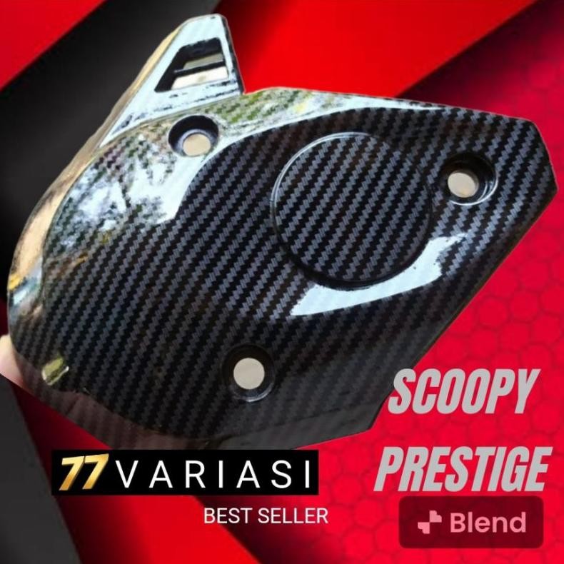 Murah Cap L K2F Keongan Scoopy Prestige Carbon Cover Duk Carbon Keongan Scoopy Prestige Carbon Scoop