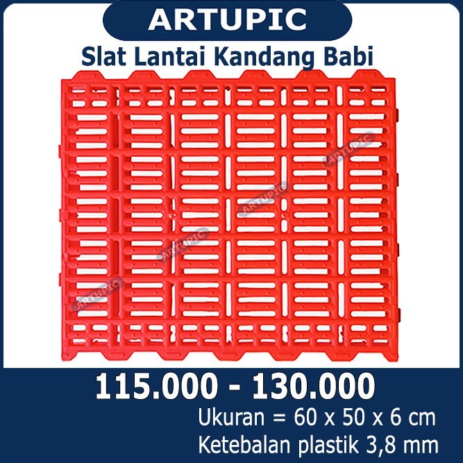 Slat Lantai Plastik Kandang Babi Artupic beli juga nipple nipel babi