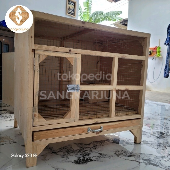 kandang ayam serama ukuran 75x60x60