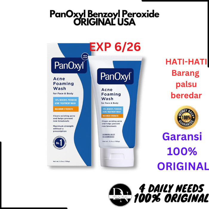 Panoxyl acne foaming wash 10% benzoyl peroxide 4% benzoyl ORI USA