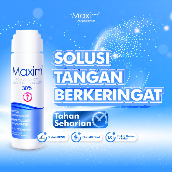 Atasi Keringat Berlebih dgn Maxim Antiperspirant Dabomatic 30% 30ml