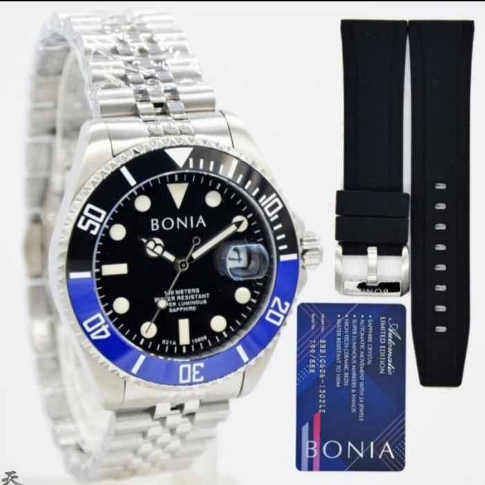 Model Baru Jam Tangan Bonia Pria Original / Jam Bonia Cowok Original