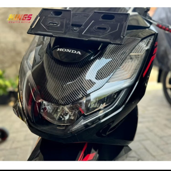 Cover Panel Dasi Tameng Depan Carbon Honda PCX160 PCX 160