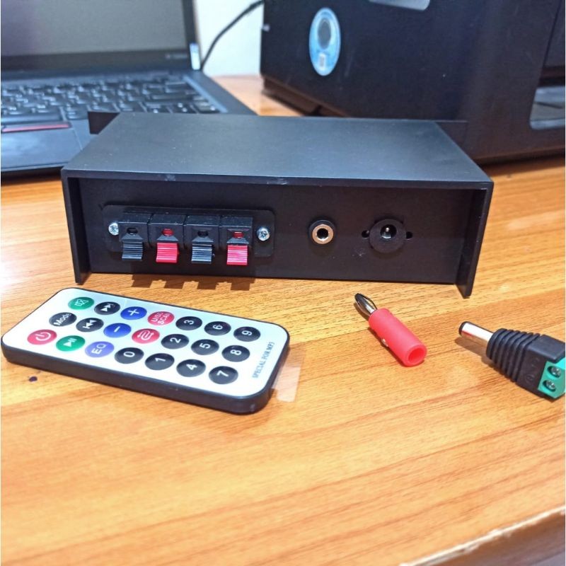 power amplifier bluetooth rakitan 12 v dc stereo 2 30watt / tape mobil singledin bluetooth rakitan