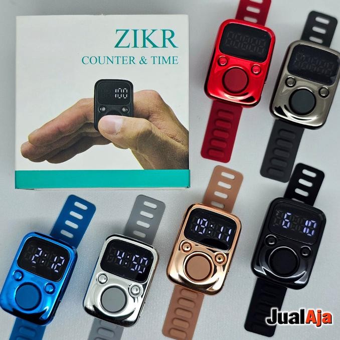 Tasbih Digital Charger LED Jam Digital Premium TK