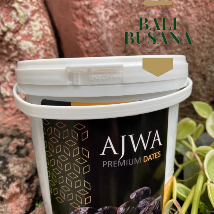 

Kurma Ajwa kemasan Ember 850gr / kurma Ajwa Asli super premium / AJWA