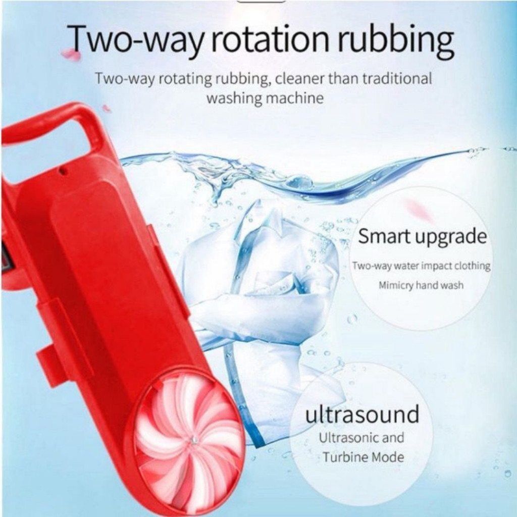 Rewash Reclean Mesin Cuci Portable Mesin Cuci Ember GEN3 TERBARU