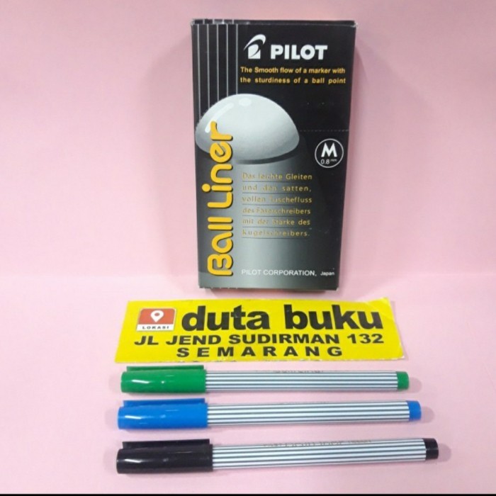 

Pen Pena Pulpen Bolpoin Bolpen Pilot Ball Liner 0.8m Gel (1 Pack)