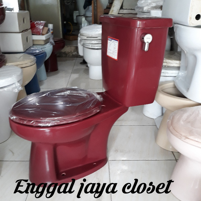 CLOSET DUDUK MEREK TOTO S 516 WARNA MERAH MARON KODE 1354