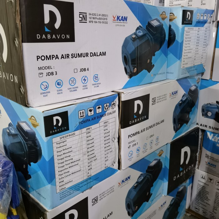 POMPA AIR JETPUMP DABAVON JDB3 - DB 255 TANPA TABUNG 19L KODE 113
