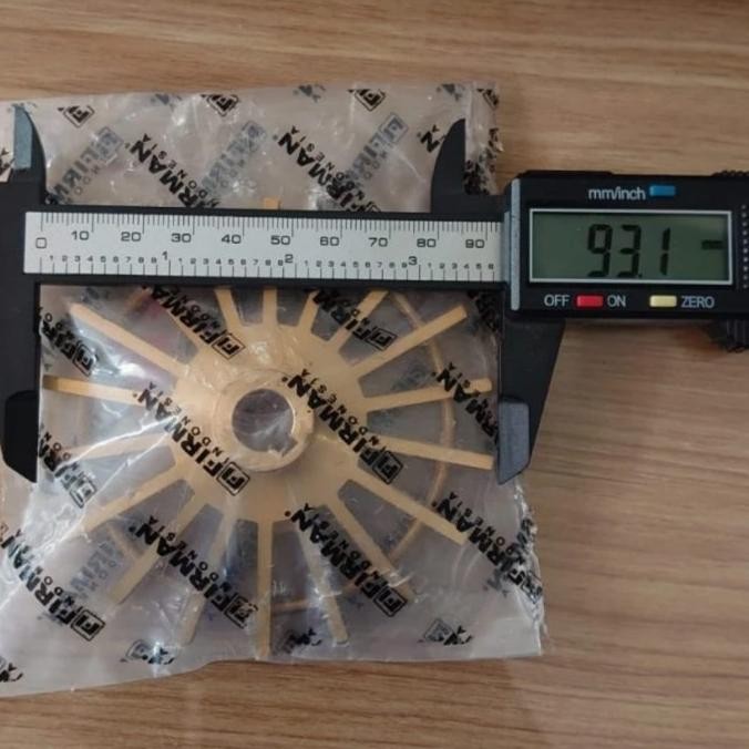 yang dicari] Sparepart Pompa Minyak Cairan kental FIRMAN FDP-25 HD Impeller kuninga