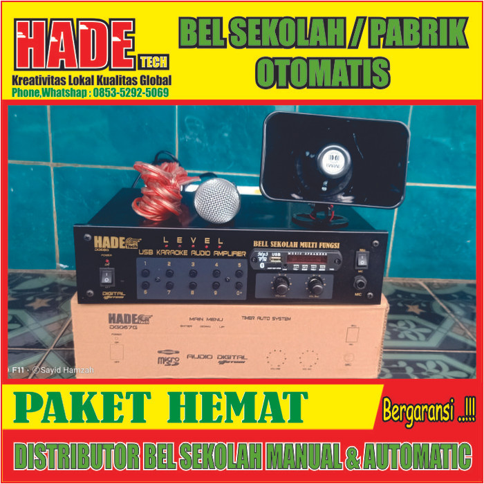 Bel Sekolah Manual Mini