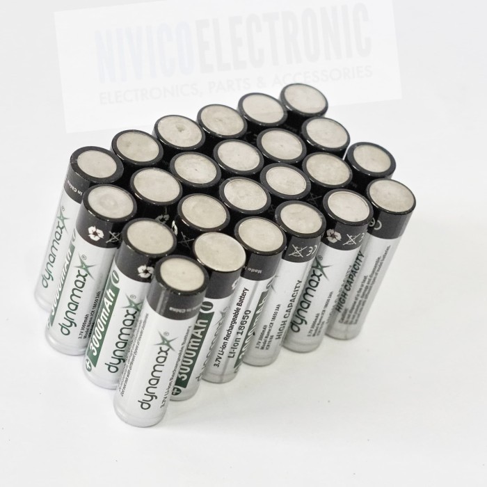 BIG SALE BATERAI DYNAMAX 18650 3,7V CHARGE KODE 1393