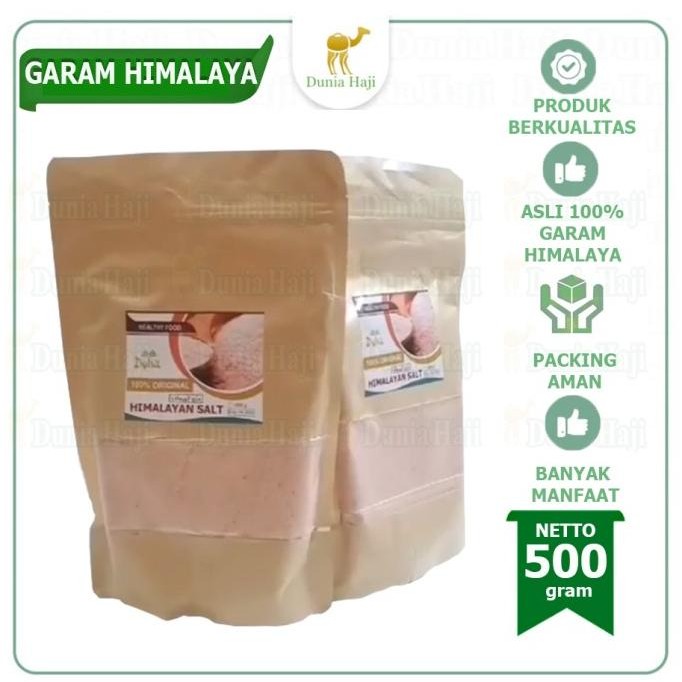 

Himalayan Pink Salt Garam Himalaya NATURAL Kemasan Repack/ 500gr the best
