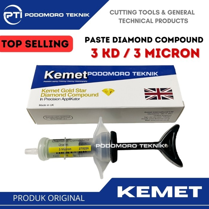 

KEMET Grade 3-KD-C2 Diamond Compound 5 Gram Kemet Made in UK
