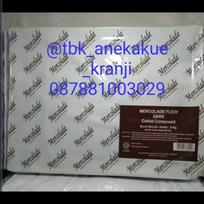 

Coklat DCC/Mercolade Dark 5 kg via Gojek
