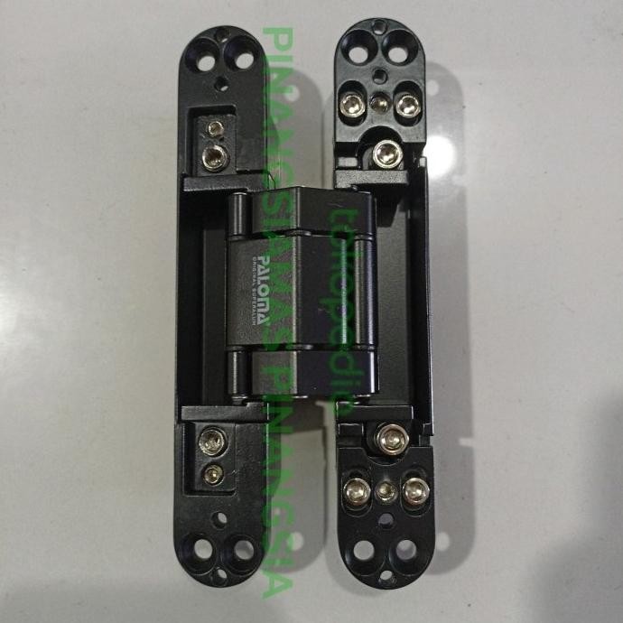 Engsel Hinge Paloma Concealed P40 Black #Engsel Tanam Pintu / Ihp 804 Original Dan Terpercaya