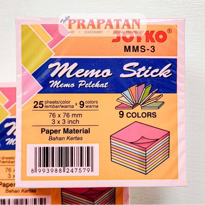 

paling diminati] Joyko Sticky Note MMS-3 | Notes Memo Tempel